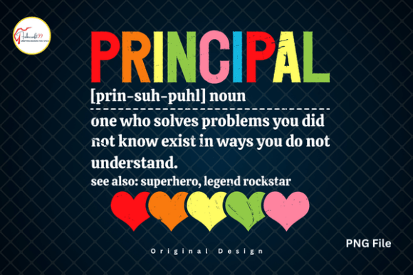 Celebrate Leadership with a Funny Principal Definition PNG
