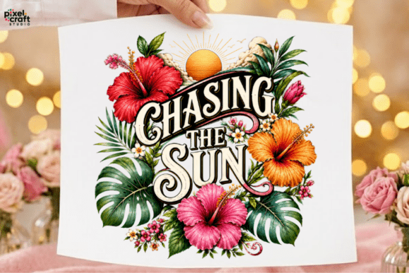 Chasing the Sun: A Tropical Hibiscus PNG for Endless Summer Designs