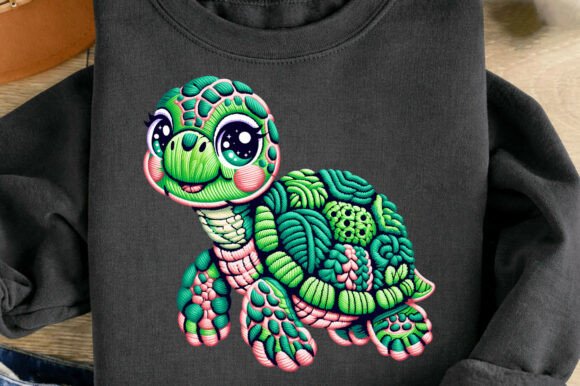 Cute Sea Turtle Faux Yarn Embroidery Png: A Designer's Guide