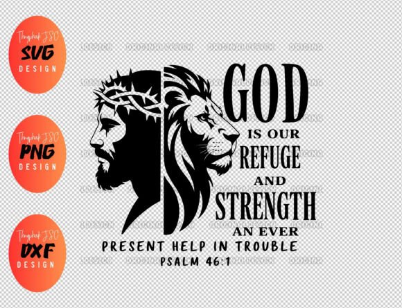 God is Our Refuge SVG: Faith and Strength in Design