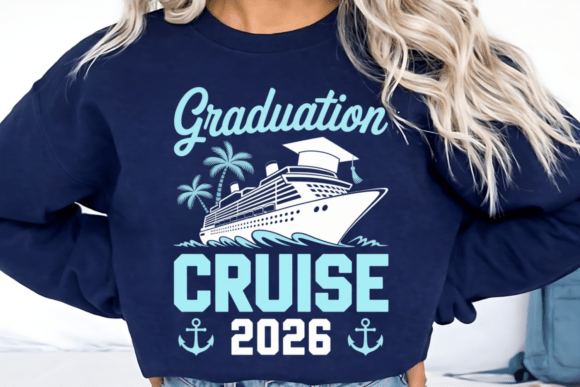 Graduation Cruise 2026 PNG: A Nautical Celebration Design