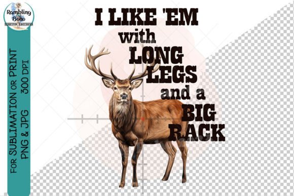 Hunting Big Game Legs and Rack Pun: A Font That Roars
