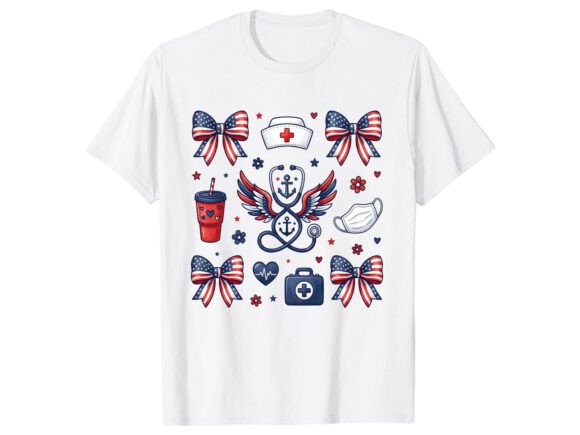Patriotic Nurse Pride: A Design That Makes a Statement