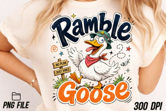 Ramble Goose Funny Goose PNG: Unlock Your Design Potential